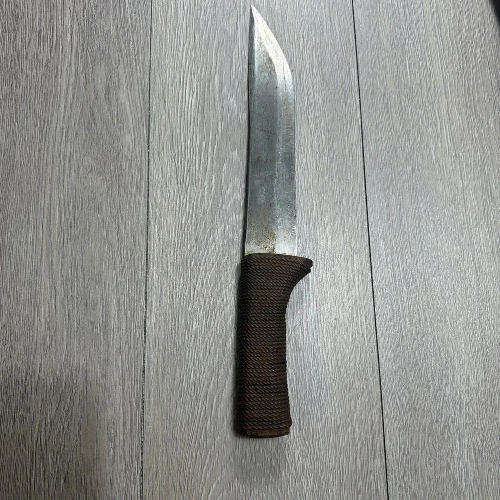 Vintage US WW2 Knife Ka-Bar Braided Handle 12